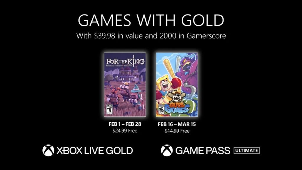 Xbox Games with Gold February 2023