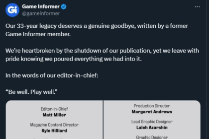 Game Informer last post on X Twitter before account closure